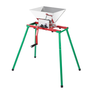 Trituradora de frutas Manual de acero inoxidable de 7L, despalilladora de uva y bayas de manzana con prensa de rodamiento, soporte para sidra y jugo de vino - Product Image 4