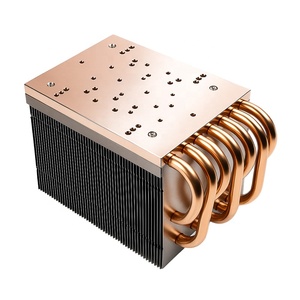 High Power 300W <strong>LED</strong> Heat Sink with Copper Heat Pipe Aluminum Fin Radiator Cooling <strong>Module</strong> for <strong>COB</strong> Chip Grow Light Industrial Lamp - Product Image 1