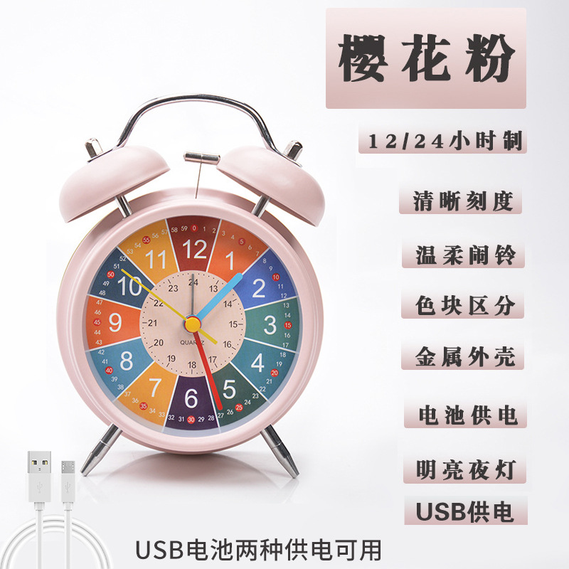 โมเดลชาร์จไฟได้สีชมพูสำหรับการศึกษาปฐมวัย ขนาด 4 นิ้ว