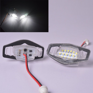 Luces LED para matrícula para Honda Civic Accord Odyssey, 6000 Lm, luz blanca, 9-24V, carcasa transparente - Product Image 1