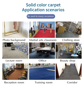 도매 대형 실내 카펫 편안한 부드러운 침실 깔개 긴 더미 플러시 얽히고 설킨 디자인 가정용 벽에 벽 - Product Image 6