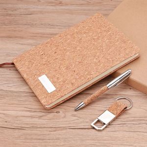Stainless Steel <b>Leather</b> Personalized Promotional <b>Notepad</b> Keychain Gift Set Enterprise Real Estate Business Office Gifts Silk - Product Image 4