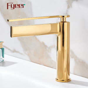 Lavabo de luxe Fyeer en laiton massif doré FYH8003 - Product Image 2