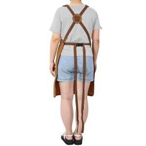 Delantal de lona encerada resistente Db, delantal con peto resistente al agua para carpintería y trabajos de madera. - Product Image 6