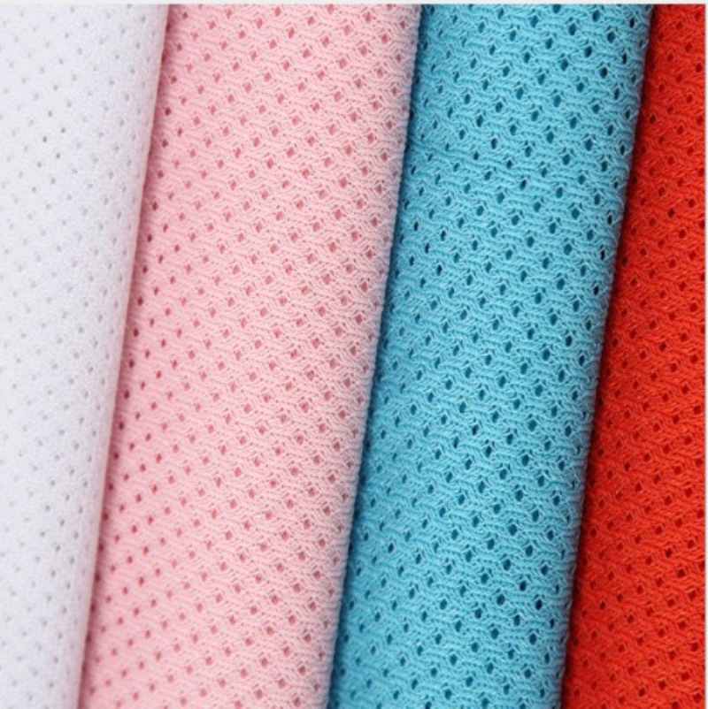 Ready-Made 250gsm Sportswear Fabric Lightweight Breathable Elastic Mesh for Babies Warp Knitted Type