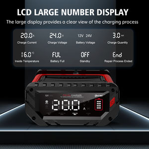 Chargeur de batterie portable HTRC P20 Pro 12v 20a 20 Chargeur de batterie de voiture 12 volts pour batterie au plomb-acide au lithium - Product Image 5