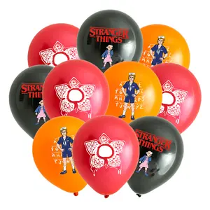 Eleven Things ST Themed Party Supplies Latex Balloons Set for Birthday Party Wedding Engagement Party Decoration 12 inch