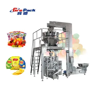 Machine d'emballage automatique de sachet de fruits secs de graines d'arachide noix de cajou de casse-croûte