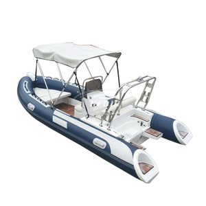 Haide CE Bote Neumático de Lujo de 16 pies con Costillas de Fibra de Vidrio 480D, Tabla de Surf de Fibra de Vidrio, Tobogán Acuático de Fibra de Vidrio, <span class=keywords><strong>Moto</strong></span> <span class=keywords><strong>Acuática</strong></span> de Fibra - Product Image 4