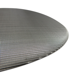 Filtre à air en maille métallique enveloppée en acier inoxydable 304 personnalisé en gros, disque filtrant rond, forme carrée - Product Image 5