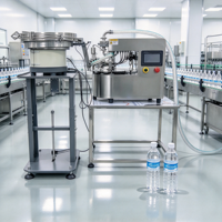 Machine intégrée de remplissage et de bouchage automatique pour liquides et pâtes, équipement de remplissage pour ligne de production d'eau minérale en bouteille