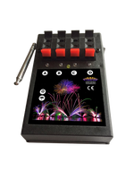Système de tir de fontaine de glace avec télécommande, émetteur sans fil à 4 canaux, pour l'application de feux d'artifices de pyrotechniques, scène d'allumage froide