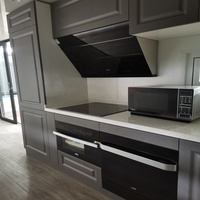 Matériaux de construction durables, maison intelligente modulaire de luxe à faible coût, conteneur, une chambre, moderne, verre, bois, hôtel, studio