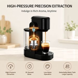 เครื่องชงกาแฟ Caffe Tasimo Kaffacoffeemachine Cafetera Moderna สีชมพู สีขาว และสีทอง เครื่องชงกาแฟ Bunn <span class=keywords><strong>V60</strong></span> เครื่องทำชา <span class=keywords><strong>V60</strong></span> พร้อมระบบ Wifi และปุ่มควบคุม - Product Image 5