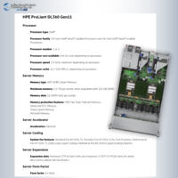 Serveur Rack 1U HP HPE ProLiant DL360 Gen11 Plus avec Double Processeur Intel Xeon Gold, État du Stock Disponible