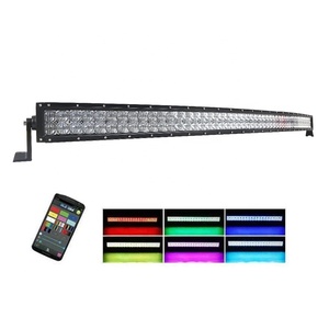 ไฟ LED บาร์โค้งคู่ Autodragons ขนาด 50 นิ้ว RGB 12v 288W ควบคุมผ่านโทรศัพท์ สำหรับรถออฟโรด รถบรรทุก - Product Image 1