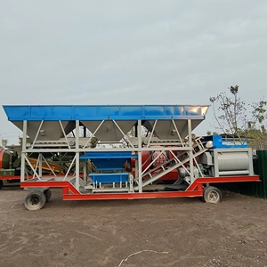 Máquina Automática de Dosificación Rápida, Planta Mezcladora de Concreto Móvil, Bomba, Motor, Caja de Cambios, PLC - Componentes Centrales, Línea de Producción - Product Image 3