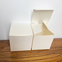 Boîte de conditionnement cosmétique en papier kraft blanc classique et élégante, boîte de conditionnement pour produits de soin de la peau, boîte en papier pour crème