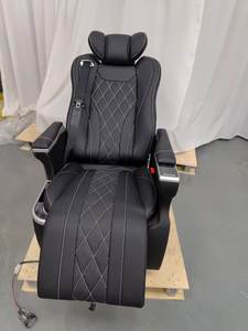 Siège de voiture électrique inclinable en cuir pour AV Alpha Fauteuil VIP inclinable en cuir de luxe haut de gamme - Product Image 2