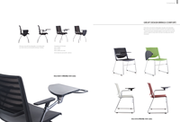 Chaise empilable de bureau au design facile avec cadre chromé pour salle de réunion en plein air, chaise de formation