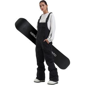 Custom <b>Womens</b> Snow <b>Bib</b> Pants Waterproof <b>Ski</b> Snowboard Wear 220g Polyester Adult Size - Product Image 1