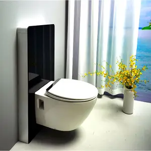 欧洲卫生洁具浴室Wc白色陶瓷壁挂马桶