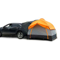 Carpa de Camping Plegable y Portátil para Exteriores, Conectable a la Puerta Trasera del Coche, Carpa Trasera para SUV
