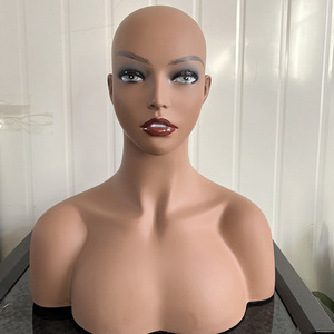 <span class=keywords><strong>Tête</strong></span> <span class=keywords><strong>de</strong></span> Mannequin <span class=keywords><strong>de</strong></span> maternité PE <span class=keywords><strong>femme</strong></span> réaliste avec présentoir <span class=keywords><strong>de</strong></span> perruque chauve Afro épaule <span class=keywords><strong>buste</strong></span> perruque affiche pour les femmes - Product Image 2