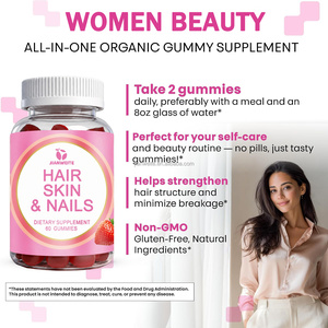 Integratori OEM per <span class=keywords><strong>Capelli</strong></span>, Pelle e <span class=keywords><strong>Unghie</strong></span>, Prodotti di Bellezza per Donne, Supplementi di Biotina per la Crescita dei <span class=keywords><strong>Capelli</strong></span> con Biotina e Vitamine A, C, E - Product Image 4