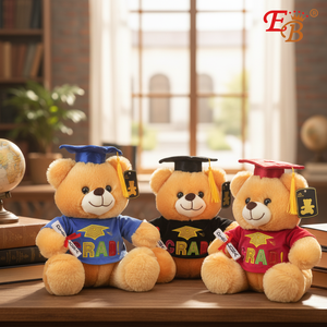 16 \ "marrone chiaro laurea PhD orso 12 pz/c Premium giocattolo promozionale - Product Image 3