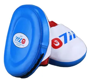 High Quality Professional Custom Made Print Rubber Martial Arts Punching Bag Target Curved Focus Boxing Mitts Pads