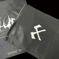 Sacs en plastique avec fermeture éclair PE, pochettes en PE avec fermeture éclair personnalisées avec logo imprimé, sacs en plastique pour l'emballage de vêtements