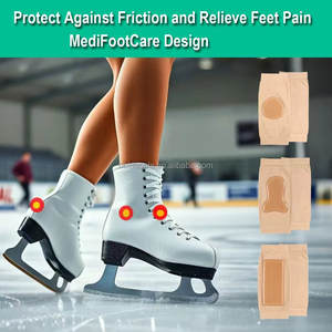 Almohadillas de Gel para morder de encaje, funda de protección delantera para pie acolchada para patinaje sobre hielo, botas para patín de hielo, funda de Gel para <span class=keywords><strong>empeine</strong></span> para patinar - Product Image 6