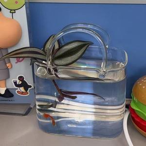 Gobelet en verre transparent créatif de 26 oz avec paille pour les boissons à emporter, gobelet à jus INS, tasse en verre - Product Image 4