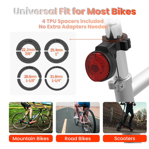 <b>Bicycle</b> Bike Bell Rear <b>Light</b> Bike Mount Finder Find My Anti-lost Device Tracker for Global Locator - Product Image 5