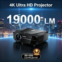 Fabrieks prijs 1900ANSI Android Projector 40W Stereo Geluid 4K Ondersteuning TOF Autofocus 4D Keystone Cinema Gemotoriseerde Lenskap