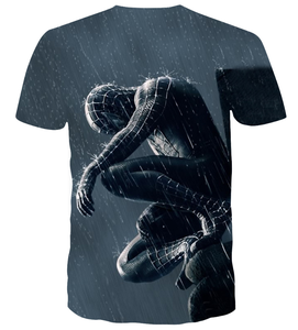 Camisetas de Manga Corta de Verano para Hombre, Talla Grande, Estampado 3D, Cómics de Marvel, Superhéroe Spiderman, Venta al por Mayor - Product Image 5