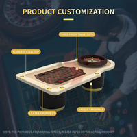 YS Factory Moderner Luxus Maßgefertigter Casino-Roulette-Tisch Professionelle Poker-Unterhaltungsausrüstung zum Verkauf