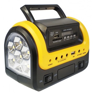 Sistema de Iluminación Solar para Exteriores de 5W con 3 <span class=keywords><strong>Bombillas</strong></span> LED Recargables, Ideal para Uso Fuera de la Red y como Respaldo de Energía en Emergencias - Product Image 1