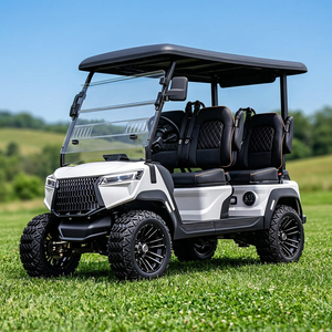 Carrito de Golf con Asientos Acolchados, Deslizamiento Suave, Firme, para 4 Personas, para Campos de Golf, Eléctrico, para Carreteras No Públicas, con Certificación DOT y CE - Product Image 1