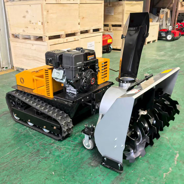 High Quality CE EPA Robot Lawn Mower All Terrain Snow Thrower Lawn Mower Garden Yard Work Autonomous Remote Control Lawn Mower