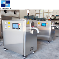 Machine à glace sèche industrielle avec compresseur et pompe à eau à commande PLC, rendement fiable pour les opérations critiques