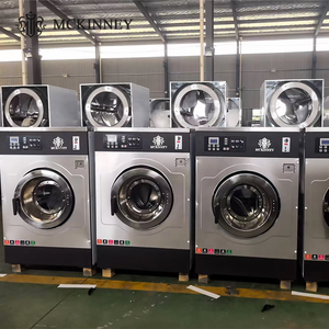 Lavatrice Elettrica <span class=keywords><strong>a</strong></span> Moneta MCKINNEY <span class=keywords><strong>per</strong></span> Lavanderie, con Struttura in Acciaio Inossidabile - Product Image 1