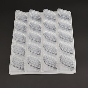 Embalagem Alimentar Descartável de Plástico <span class=keywords><strong>PET</strong></span>, Recipiente Retangular para Dumplings, Embalagem Alimentaire - Product Image 4