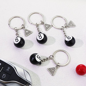 <span class=keywords><strong>Bola</strong></span> <span class=keywords><strong>de</strong></span> <span class=keywords><strong>billar</strong></span> Llaveros Pool Player Regalo Pool Ball Lucky 8 Ball Charm Llavero Regalo para amantes del <span class=keywords><strong>billar</strong></span> - Product Image 2