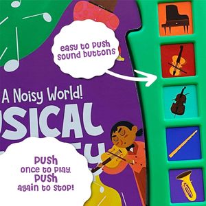 Alta qualità 6-Button Audio Book <span class=keywords><strong>per</strong></span> bambini musica classica tavola del suono perfetta rilegatura cartone Offset copertina rigida di carta - Product Image 1