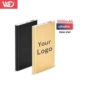 Hot Selling Support Custom Logo Mini Power Bank 5000mah Mobile Charger PowerBank , Promotional Gift Power Bank
