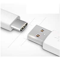 Câble de charge USB de haute qualité 1 m blanc Android USB 2.0 A mâle vers type-c type c