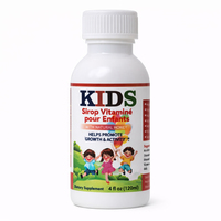 Sirop vitaminé délicieux aux myrtilles pour enfants – Vitamines liquides quotidiennes faciles à prendre – Marque privée pour les marques TikTok et Amazon