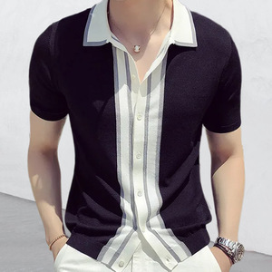 Nouveau Polo d'été pour Homme – Coupe Slim, Manches Courtes, Col Revers, Couleurs Assorties – Vêtement Masculin - Product Image 1